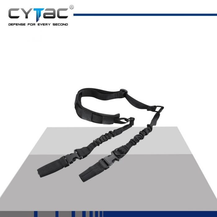 cytac-single-point-tactical-sling--paddled-single-point-sling-with-hook-for-heavy-duty-